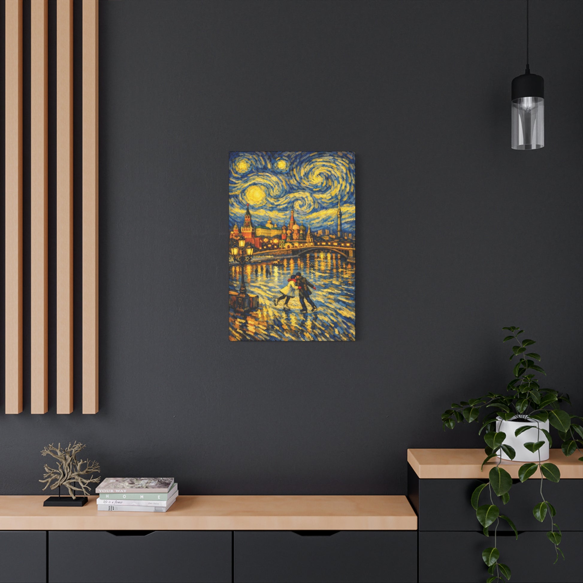 Moscow in a Starry Night – Van Gogh Inspired Canvas Print in Van Gogh style canvas art, product image 47 of 68