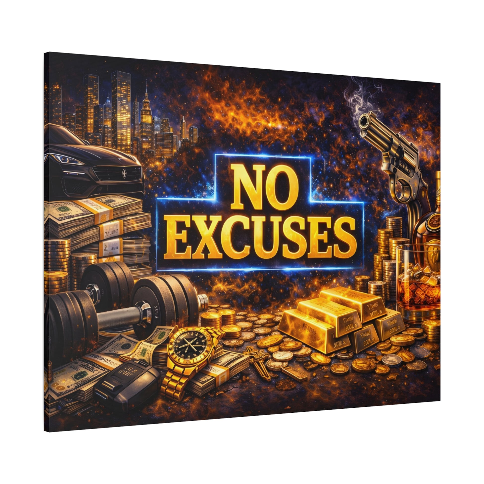 No Excuses – Luxury Motivation canvas wall art, product image 79 of 84