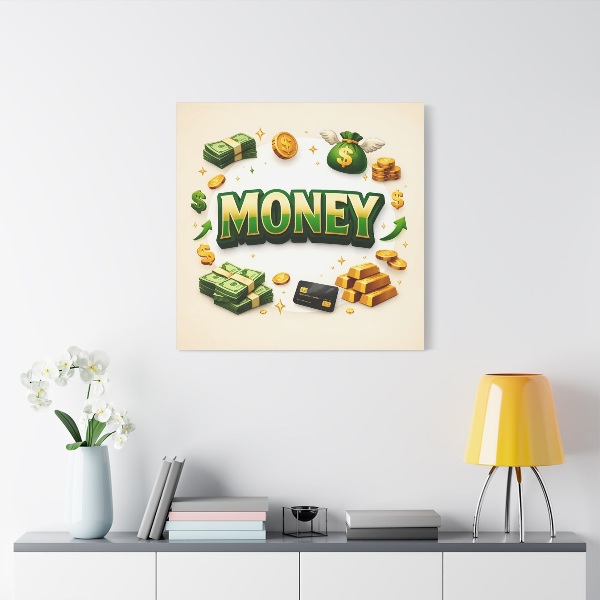 Money Power Canvas Wall Art Canvas image 36