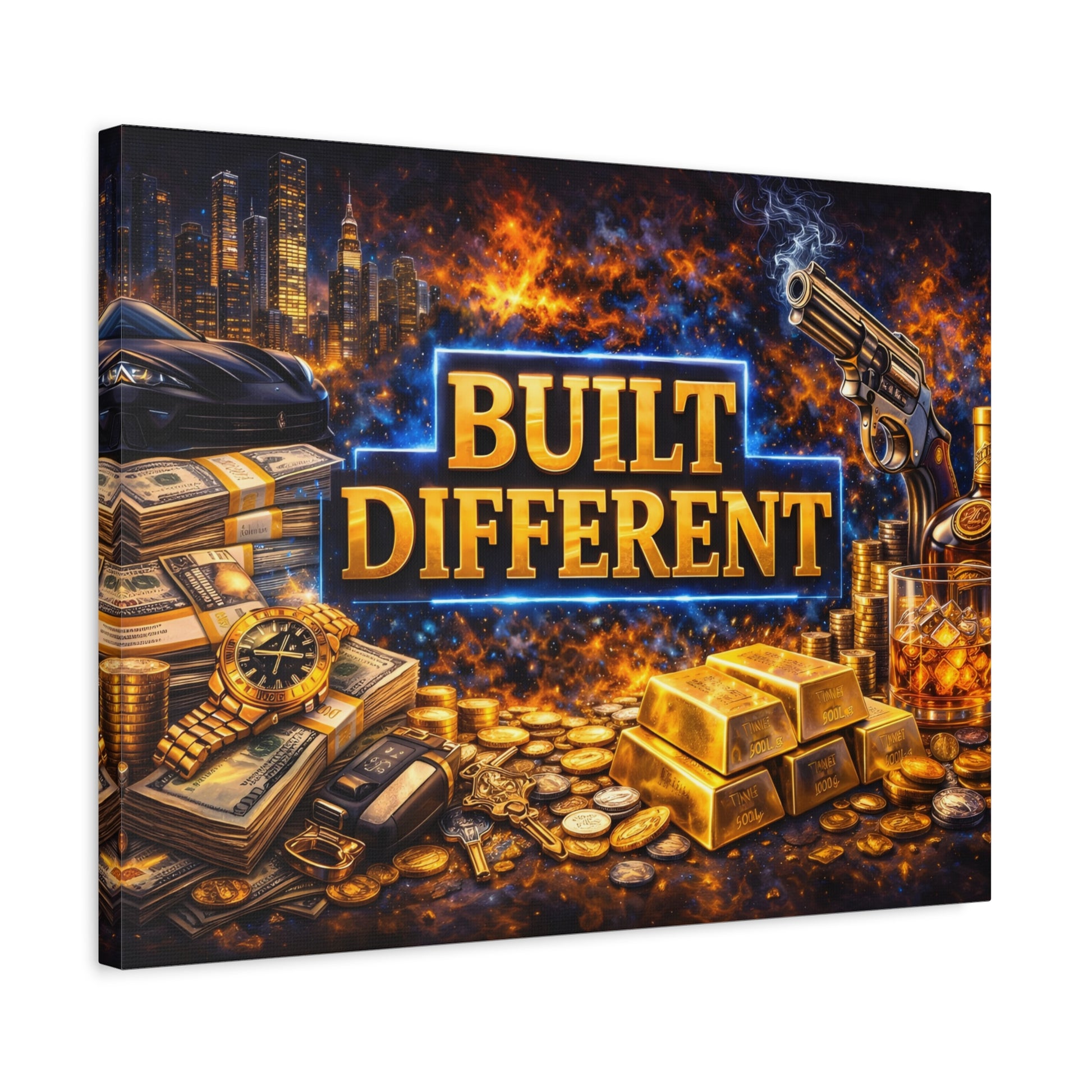 Built Different – Luxury Motivation canvas wall art, product image 45 of 80