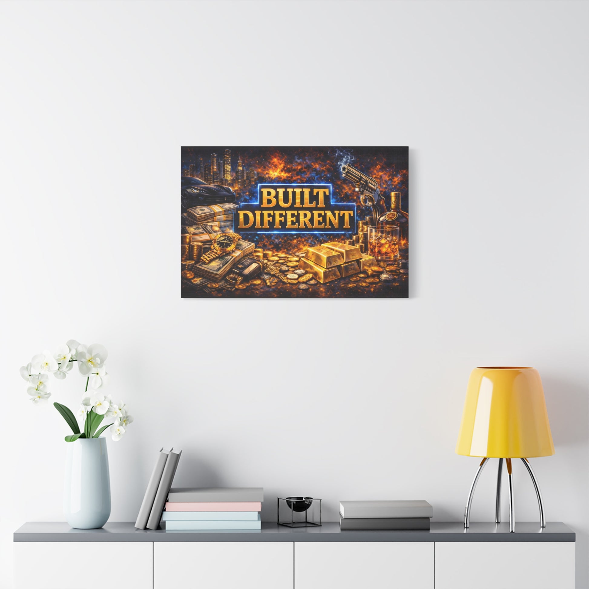 Built Different – Luxury Motivation canvas wall art, product image 52 of 80