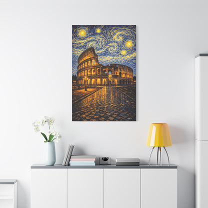 The Colosseum Under a Starry Sky – Van Gogh Inspired Canvas Print in Van Gogh style canvas art, product image 56 of 60