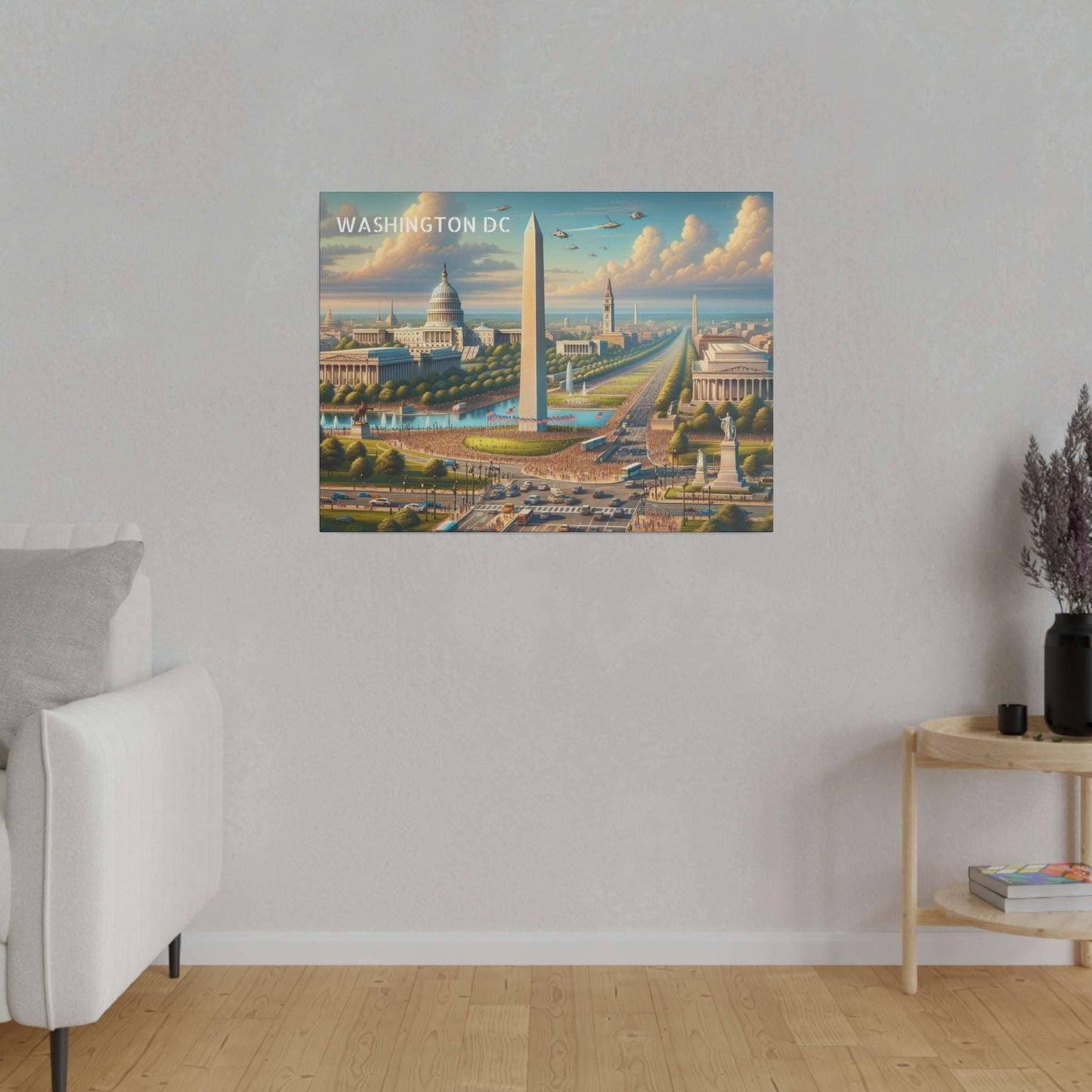 Washington DC Skyline Canvas Art