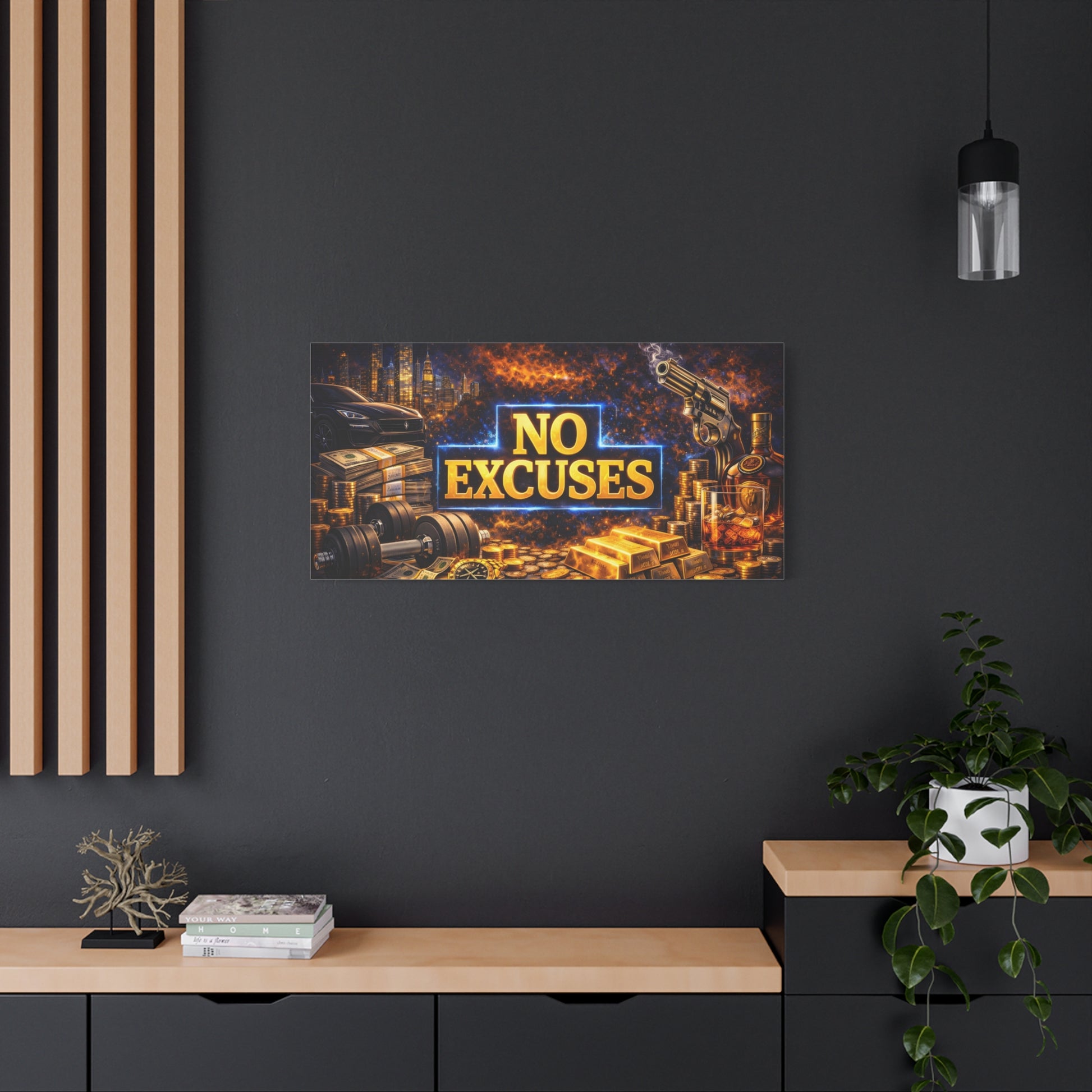 No Excuses – Luxury Motivation canvas wall art, product image 66 of 84
