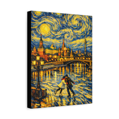 Moscow in a Starry Night – Van Gogh Inspired Canvas Print in Van Gogh style canvas art, product image 24 of 68