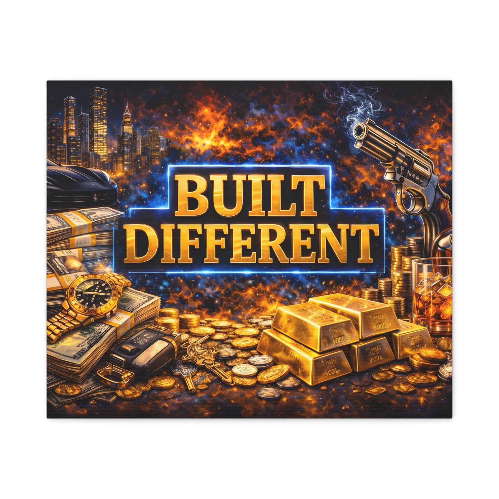 Built Different – Luxury Motivation canvas wall art, product image 10 of 80