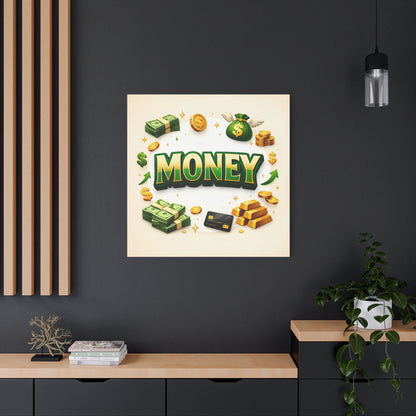 Money Power Canvas Wall Art Canvas image 40