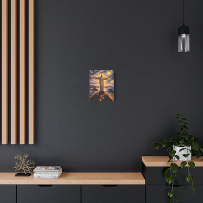 Christ the Redeemer Beneath a Starry Sky – Van Gogh Inspired canvas wall art, product image 25 of 64