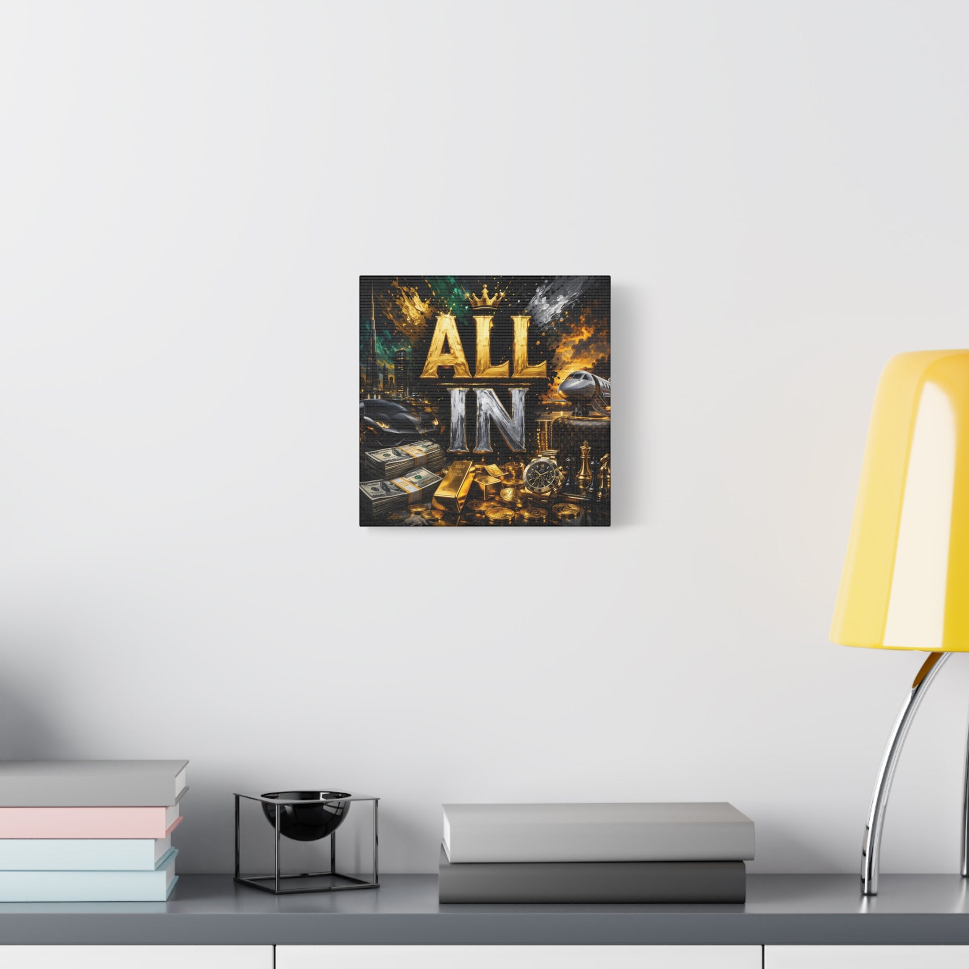 All In – Luxury Entrepreneur canvas wall art, product image 15 of 40