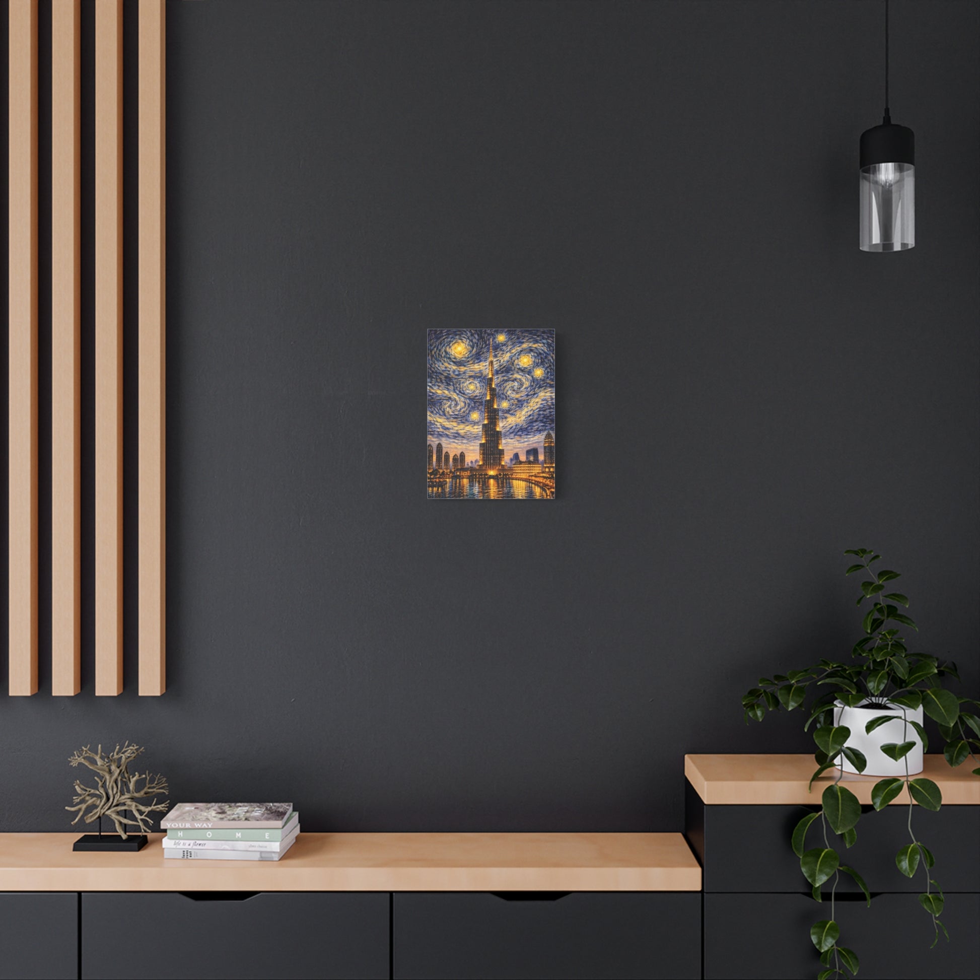 Burj Khalifa Beneath a Starry Sky – Van Gogh Inspired canvas wall art, product image 29 of 68