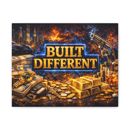 Built Different – Luxury Motivation canvas wall art, product image 3 of 80