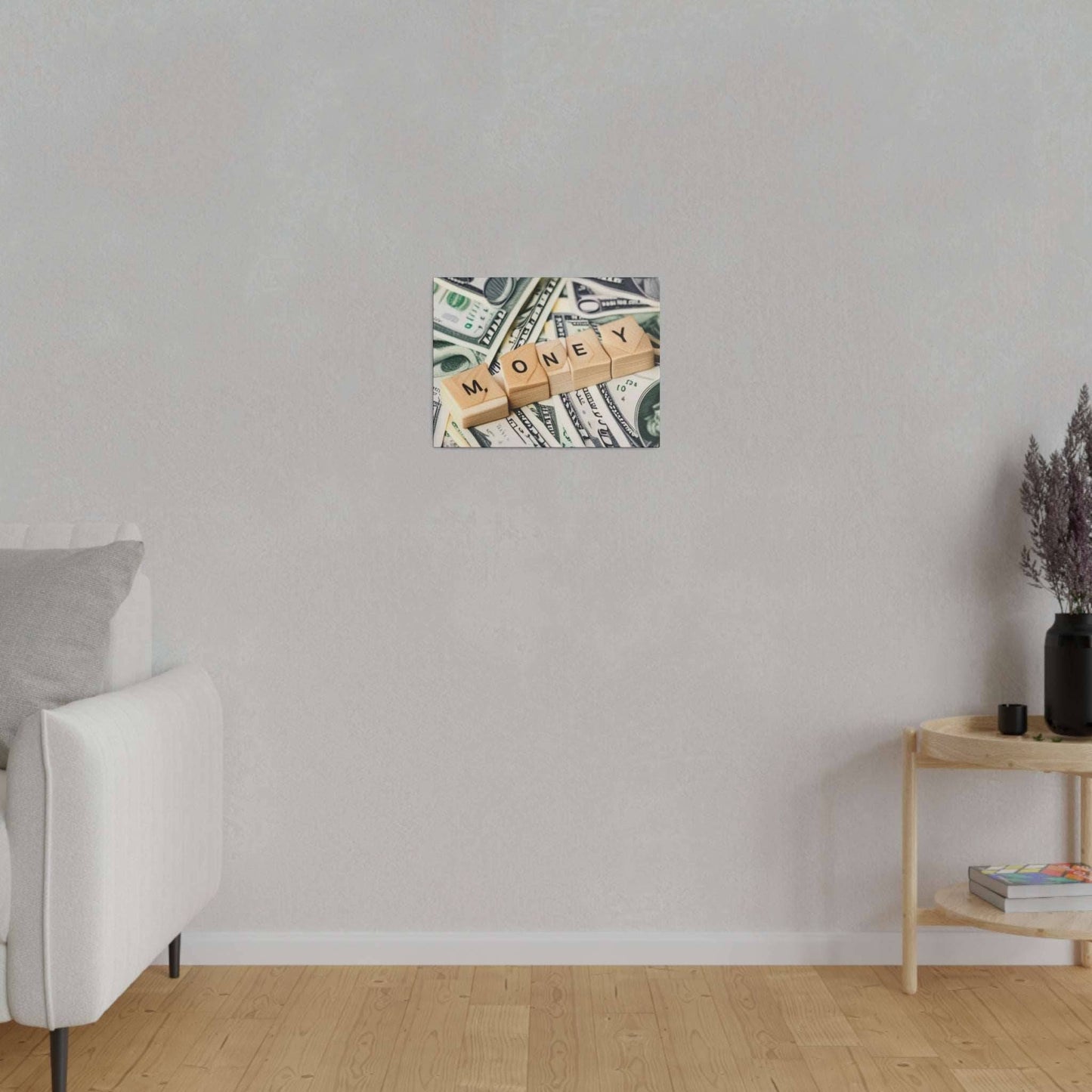 Wealth in Focus: Currency Canvas Art