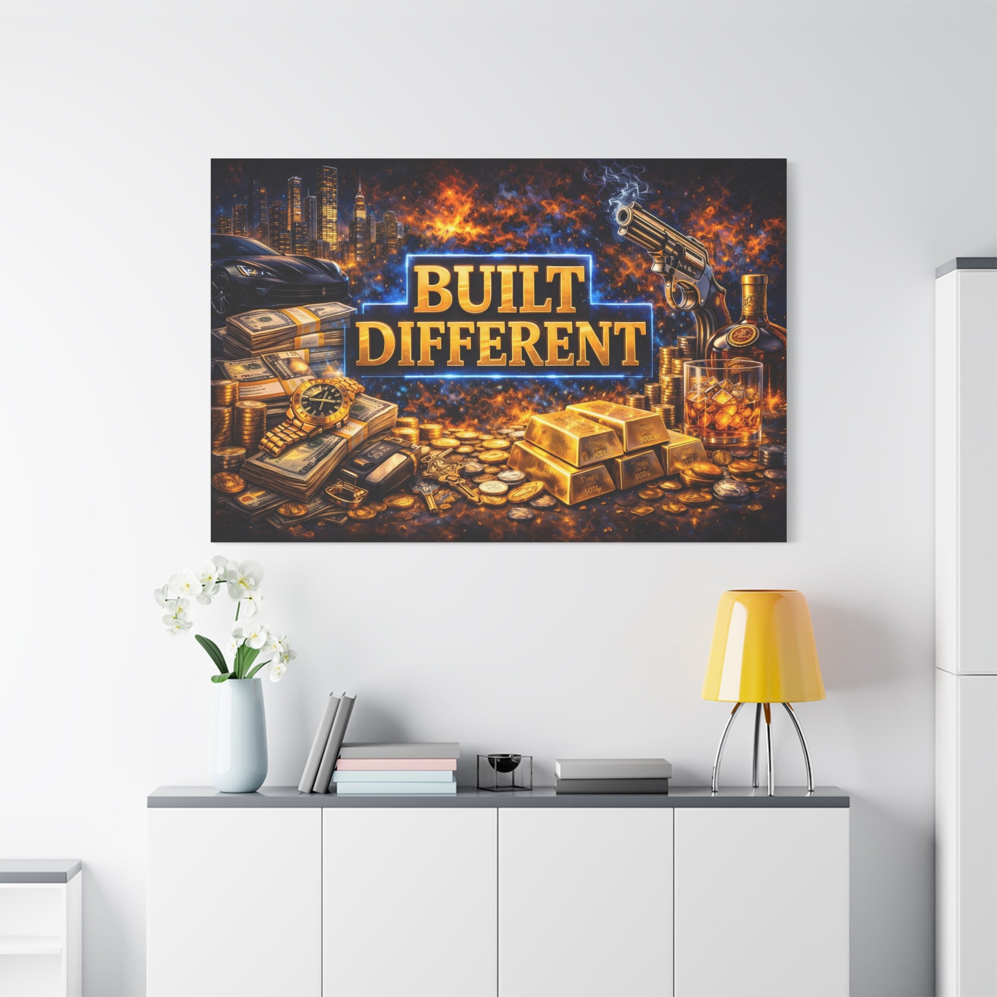 Built Different – Luxury Motivation canvas wall art, product image 79 of 80