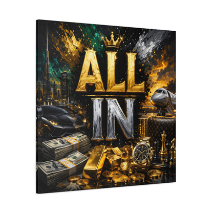 All In – Luxury Entrepreneur canvas wall art, product image 38 of 40