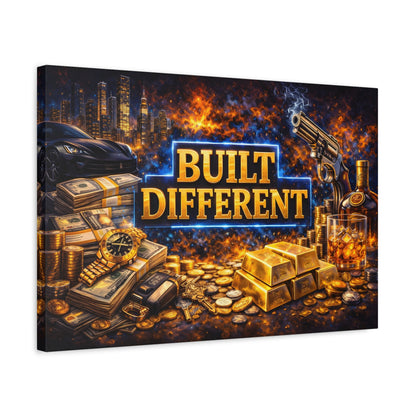 Built Different – Luxury Motivation canvas wall art, product image 42 of 80