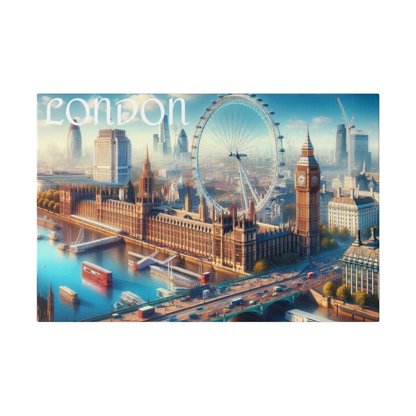 London Skyline Canvas Art