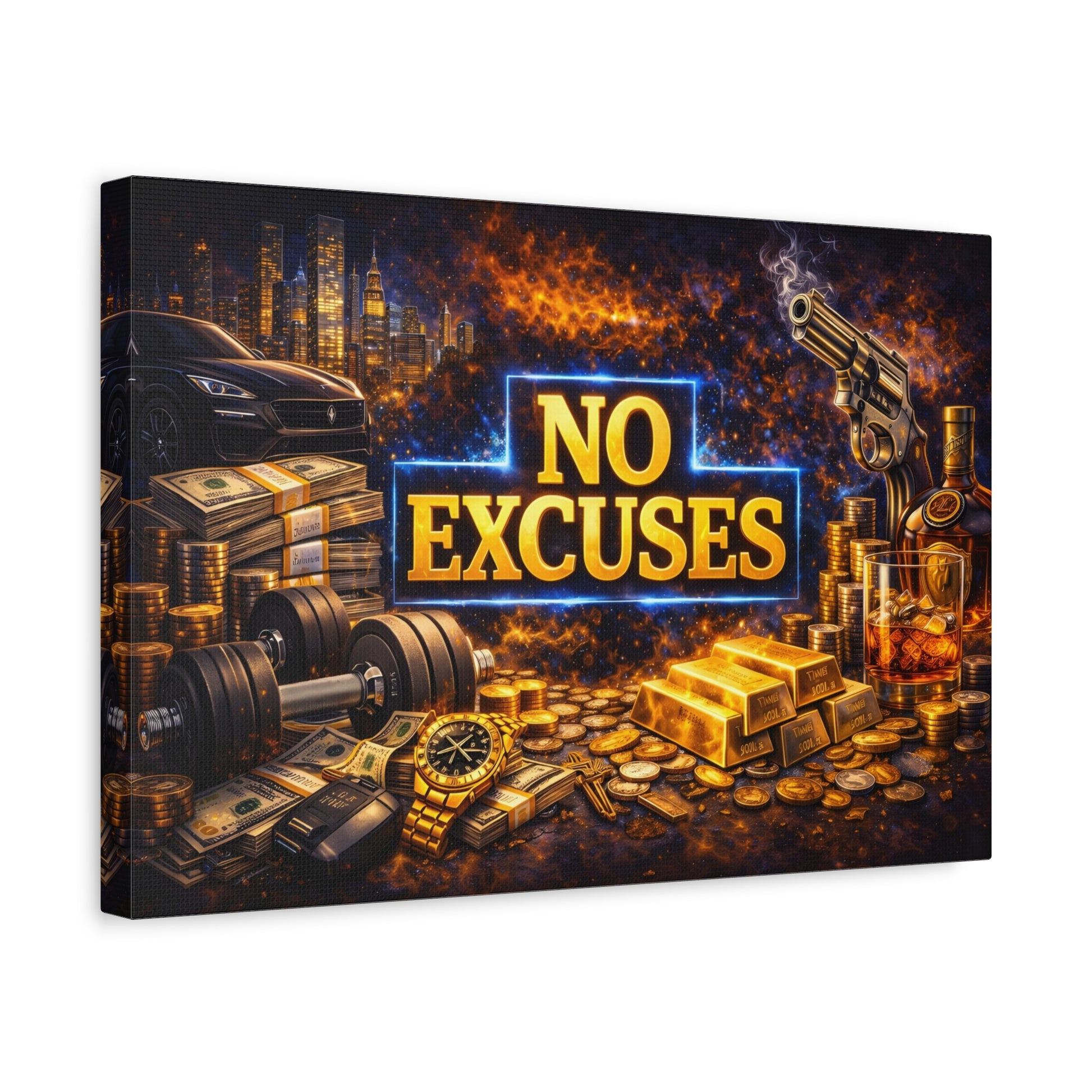 No Excuses – Luxury Motivation canvas wall art, product image 34 of 84