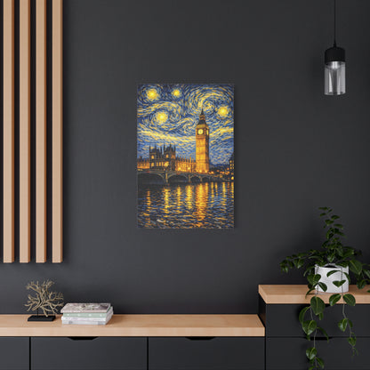 Big Ben Beneath a Starry Sky – Van Gogh Inspired Canvas Print in Van Gogh style canvas art, product image 55 of 64