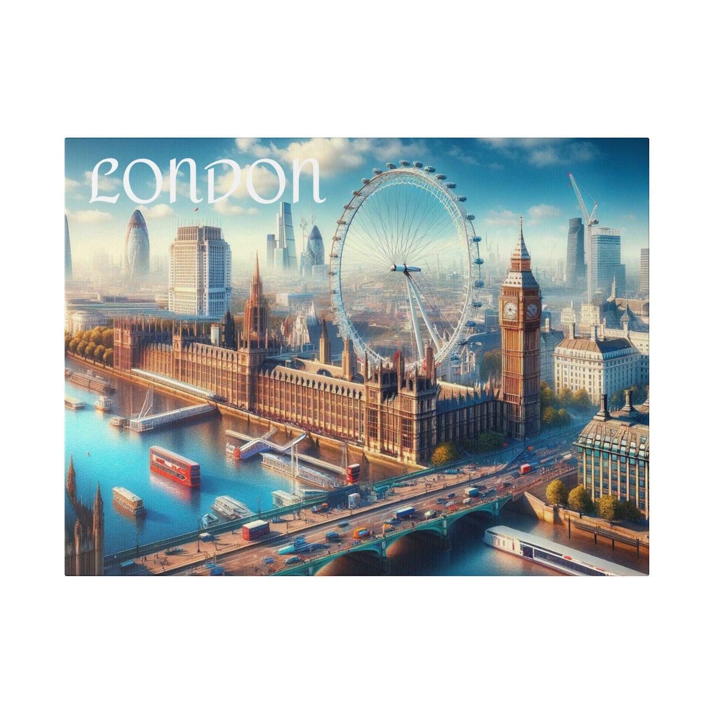 London Skyline Canvas Art