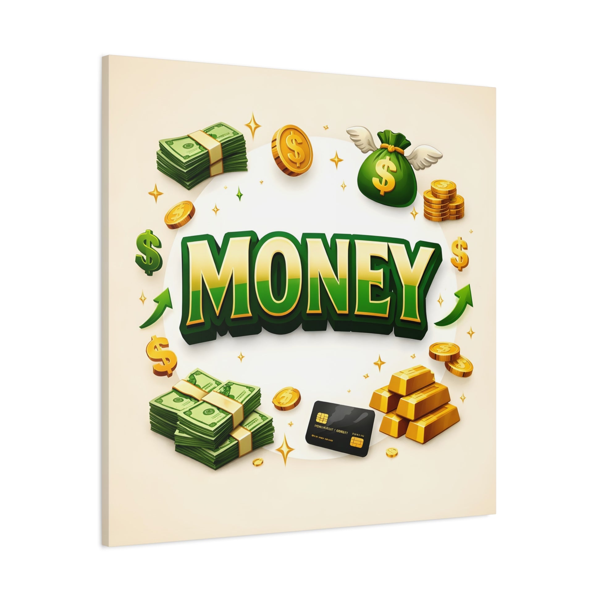 Money Power Canvas Wall Art Canvas image 38