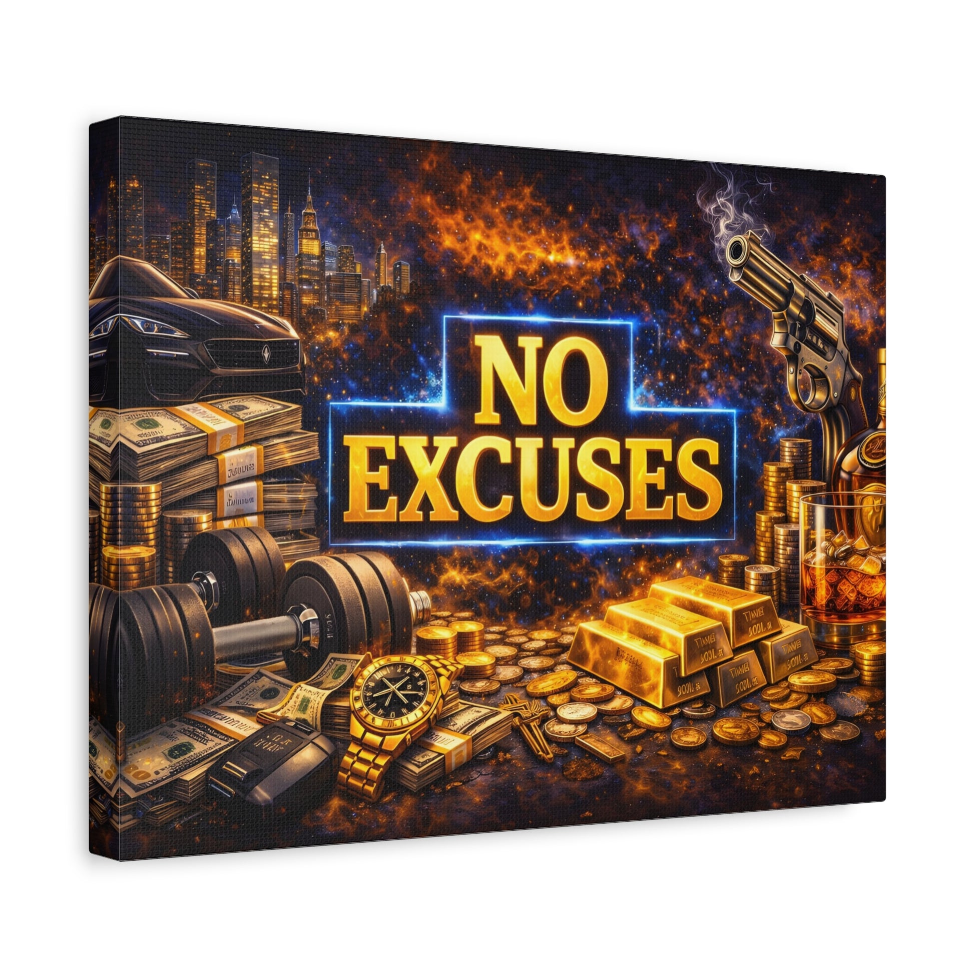 No Excuses – Luxury Motivation canvas wall art, product image 31 of 84