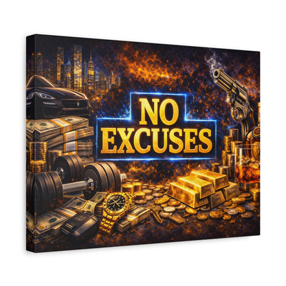 No Excuses – Luxury Motivation canvas wall art, product image 31 of 84