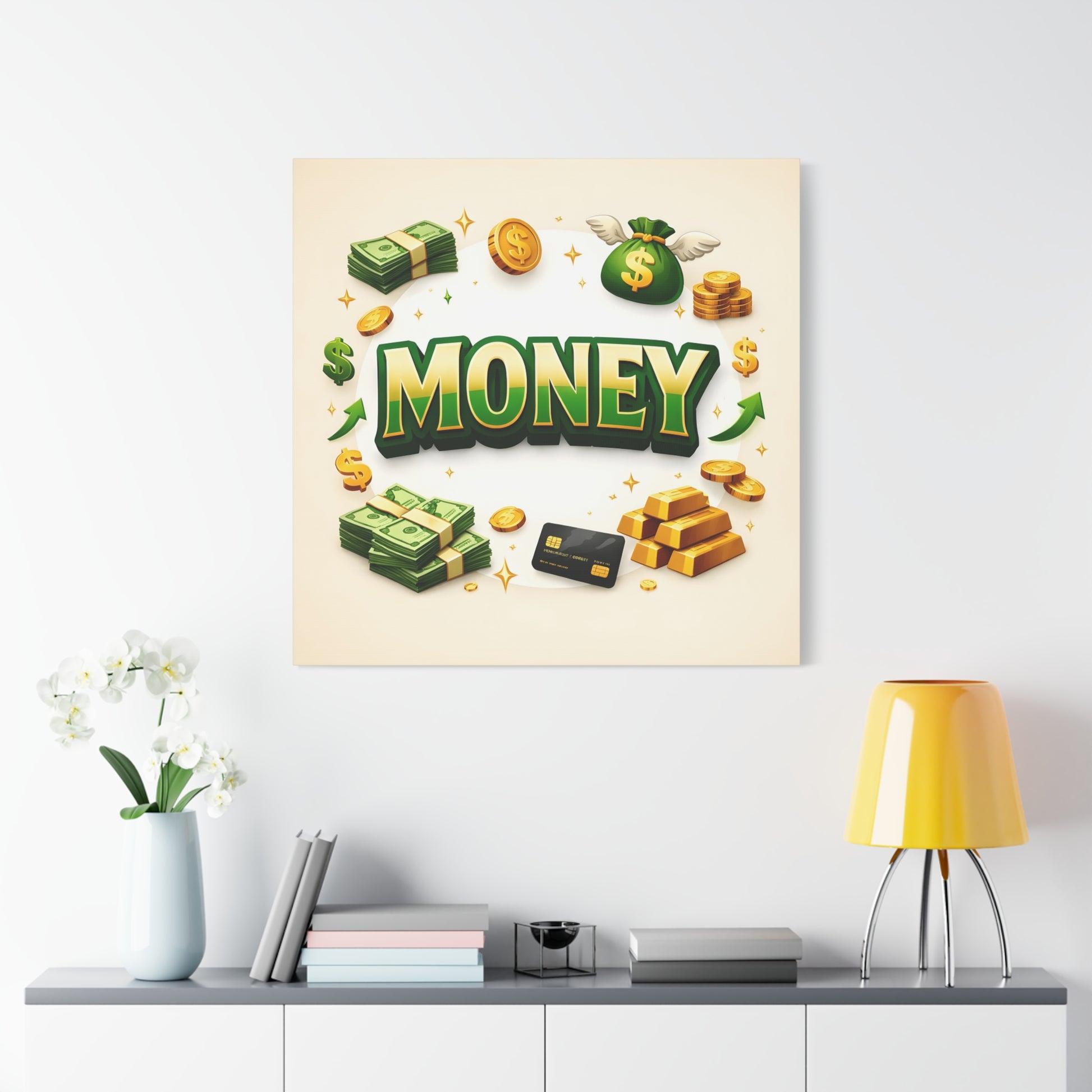 Money Power Canvas Wall Art Canvas image 39