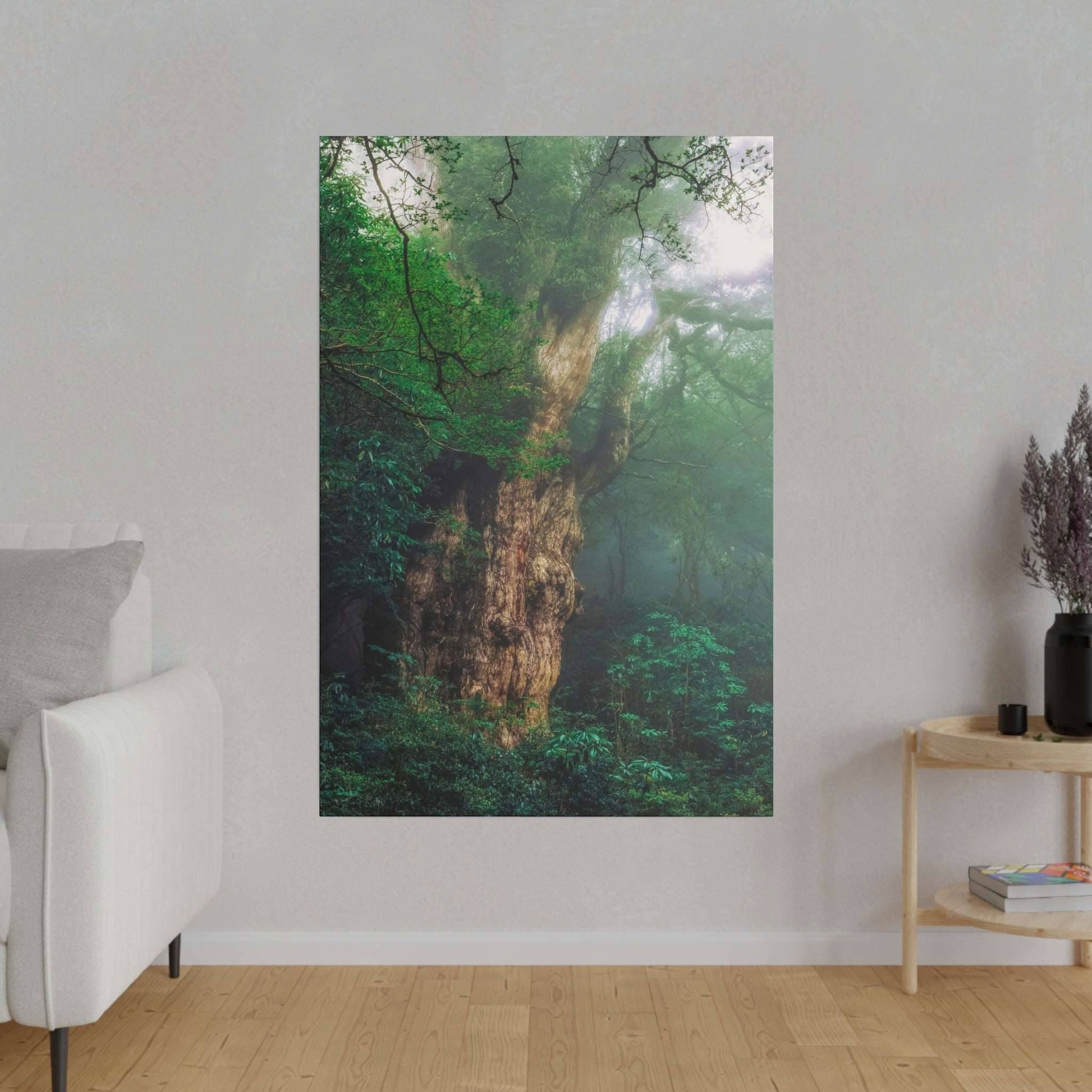 Enchanted Forest: Ancient Tree Canvas Art