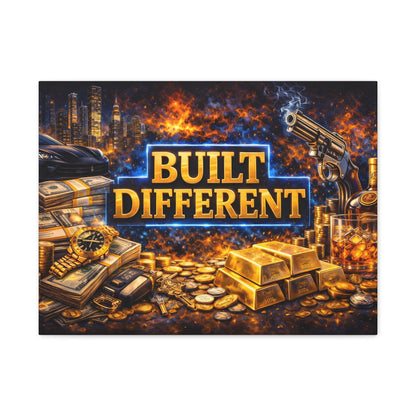 Built Different – Luxury Motivation canvas wall art, product image 9 of 80