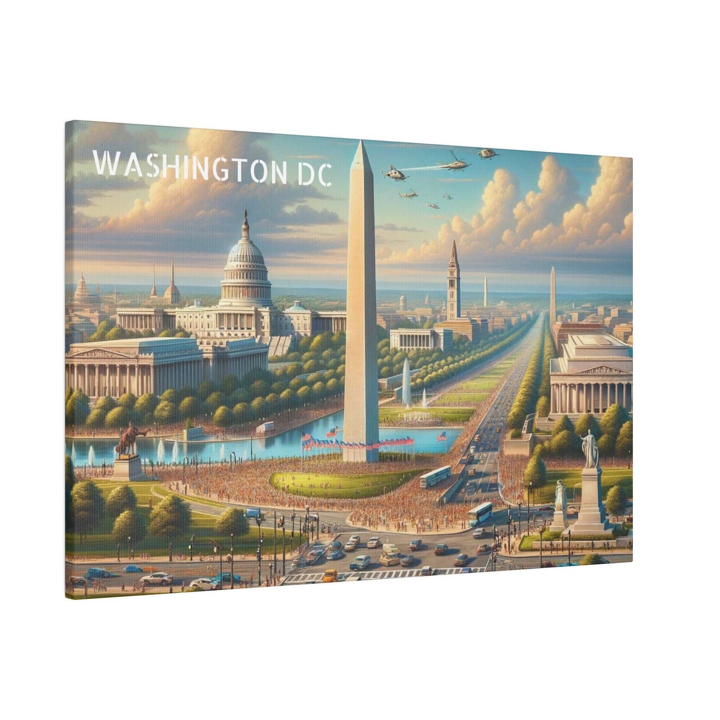 Washington DC Skyline Canvas Art