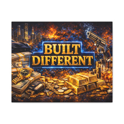 Built Different – Luxury Motivation canvas wall art, product image 7 of 80