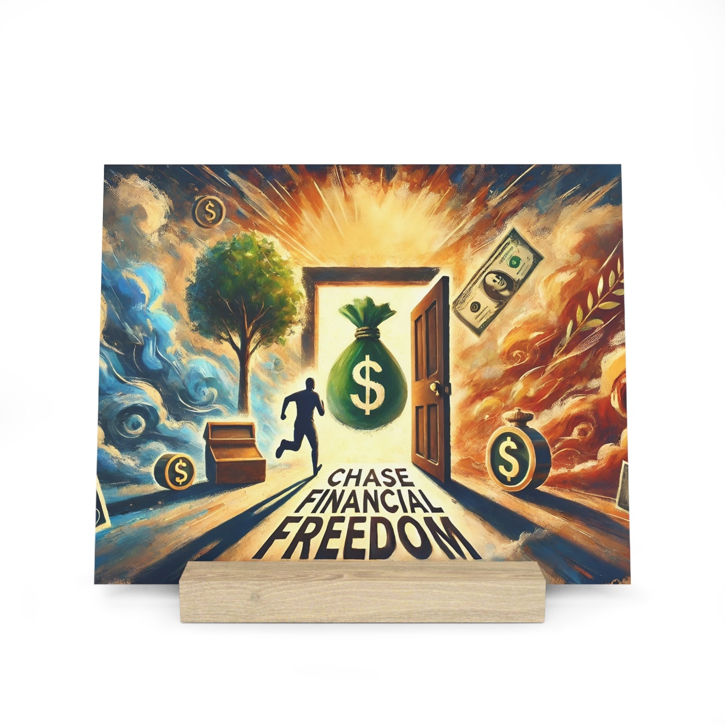 Chase Financial Freedom: Motivational Gallery Board – Inspirational Art