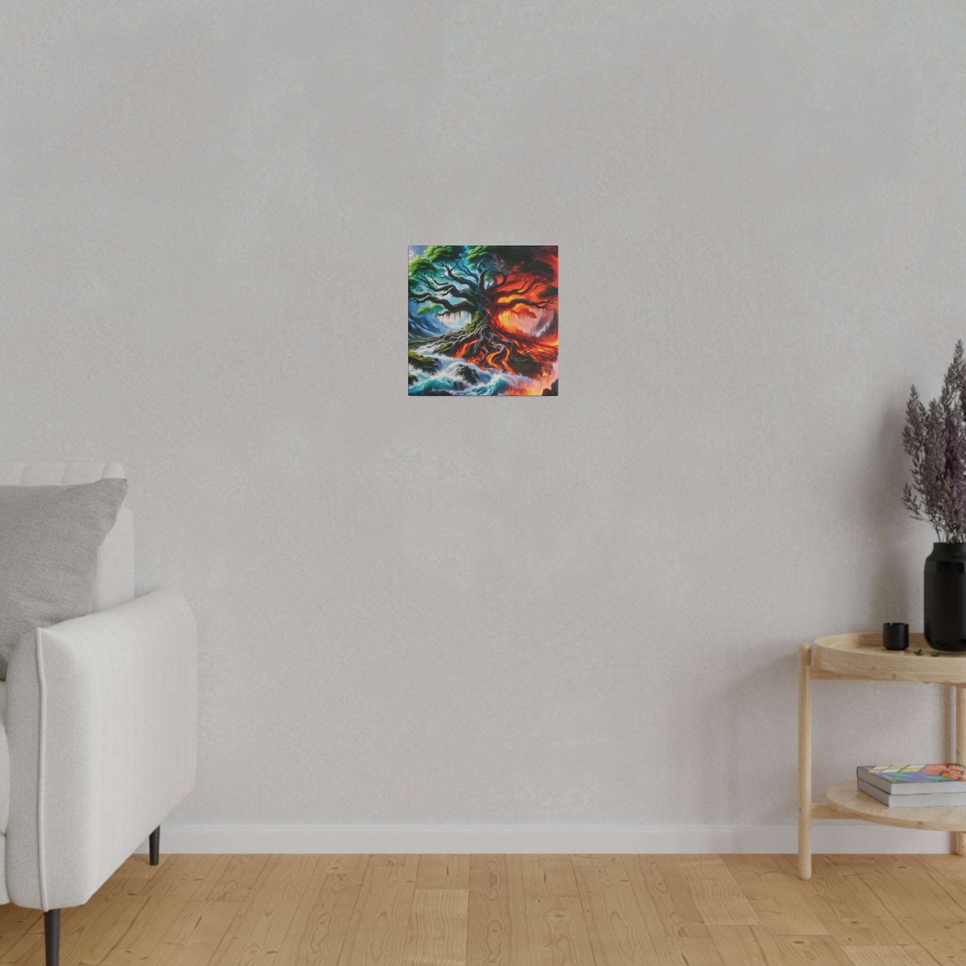 Ethereal Fusion: Elemental Forces Canvas Art