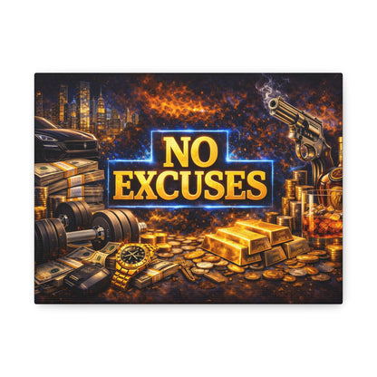 No Excuses – Luxury Motivation canvas wall art, product image 2 of 84