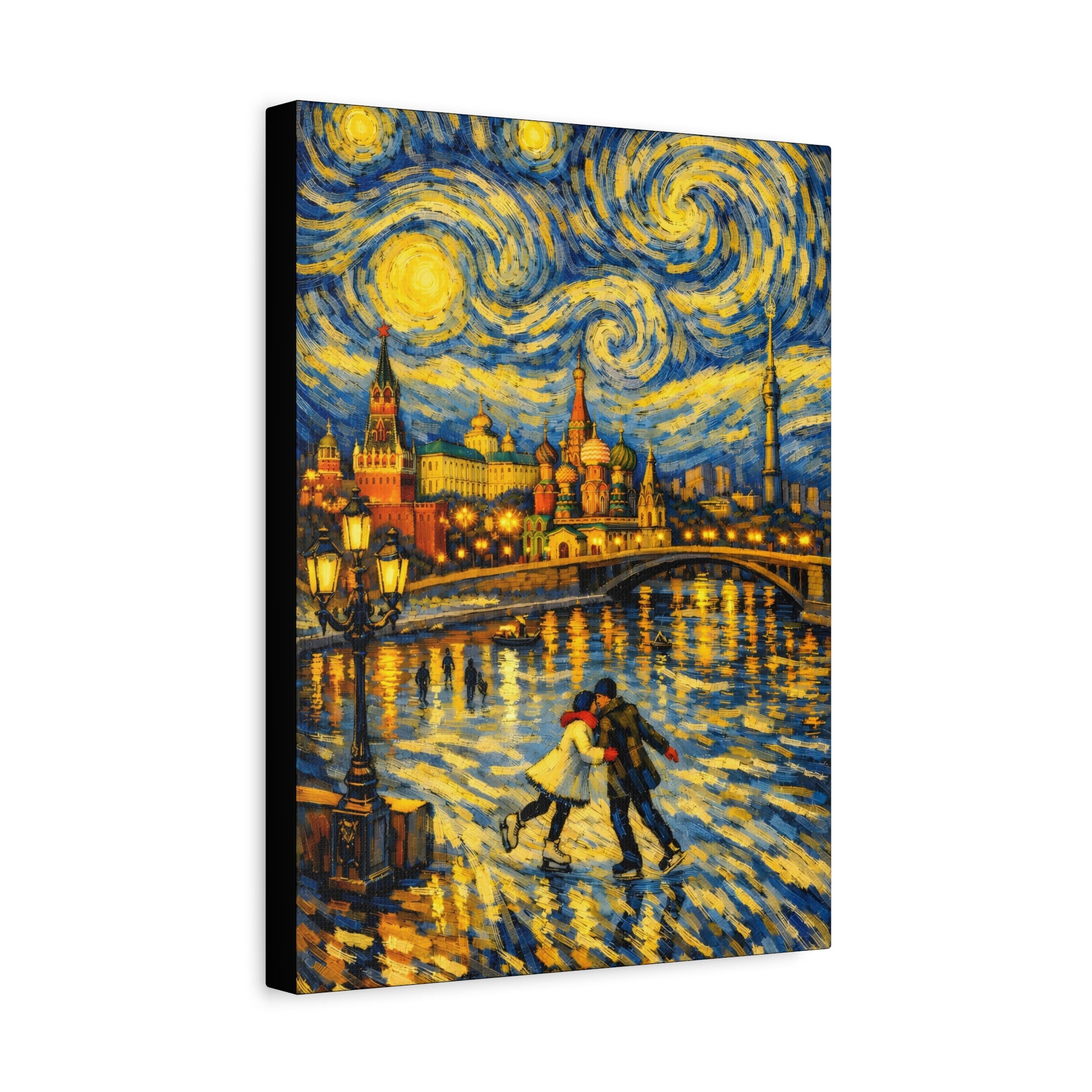 Moscow in a Starry Night – Van Gogh Inspired Canvas Print in Van Gogh style canvas art, product image 27 of 68