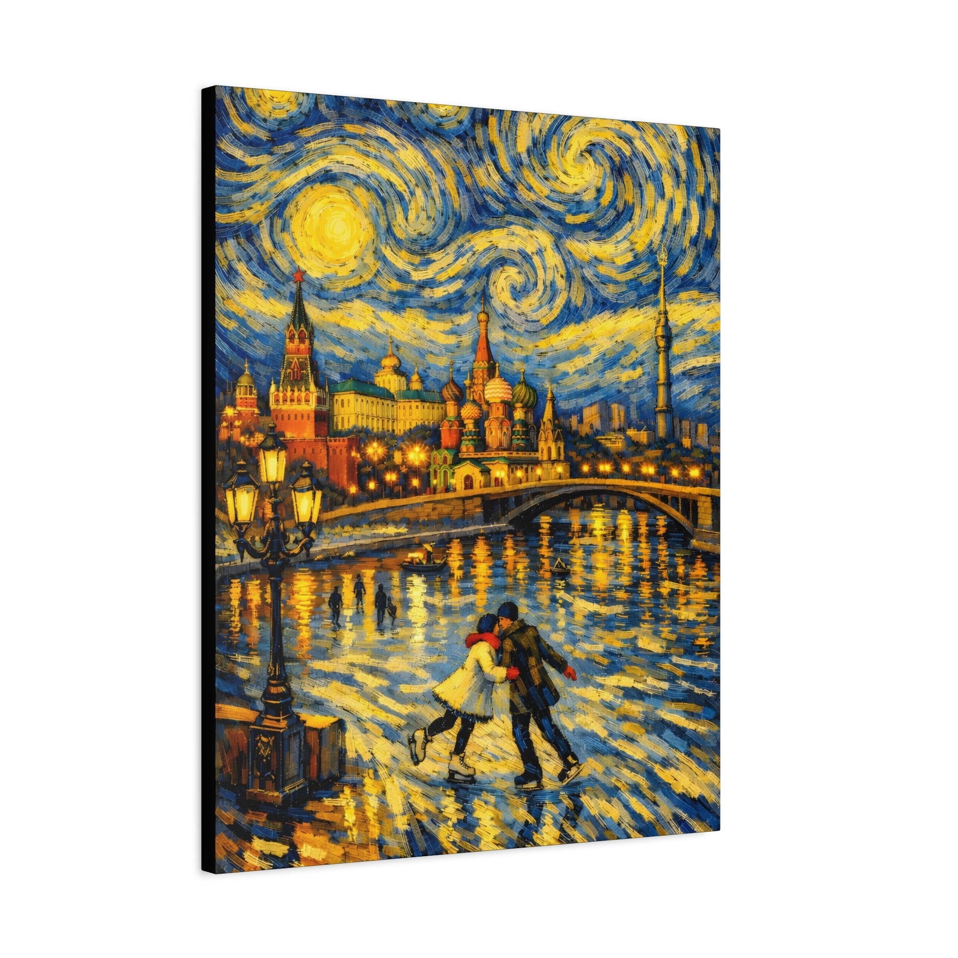 Moscow in a Starry Night – Van Gogh Inspired Canvas Print in Van Gogh style canvas art, product image 48 of 68