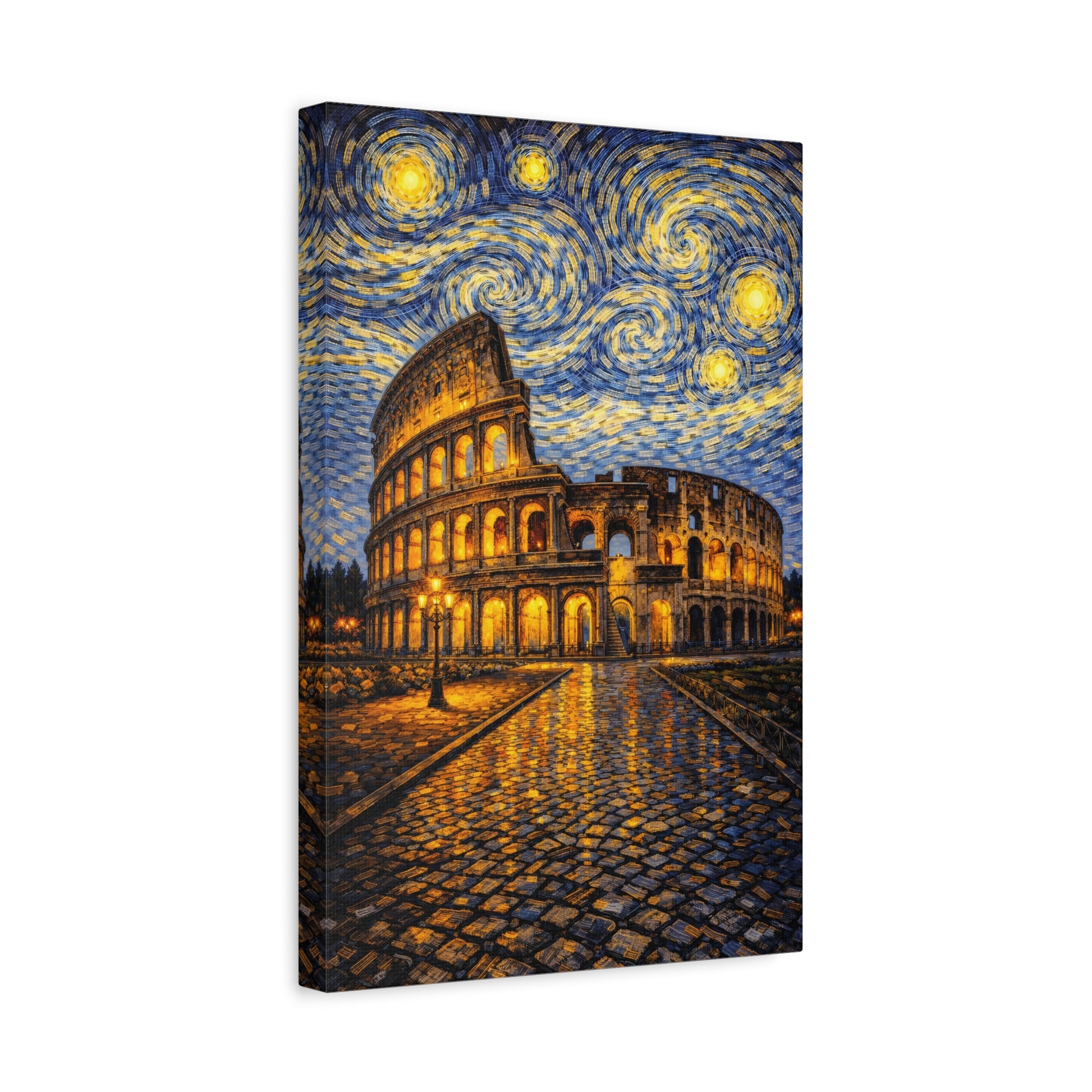 The Colosseum Under a Starry Sky – Van Gogh Inspired Canvas Print in Van Gogh style canvas art, product image 28 of 60