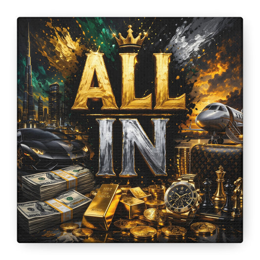 All In – Luxury Entrepreneur canvas wall art, product image 1 of 40