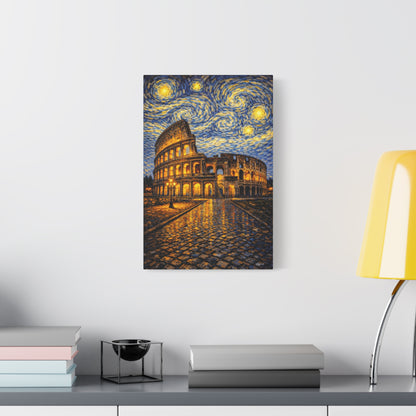 The Colosseum Under a Starry Sky – Van Gogh Inspired Canvas Print in Van Gogh style canvas art, product image 29 of 60