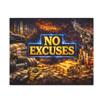No Excuses – Luxury Motivation canvas wall art, product image 6 of 84