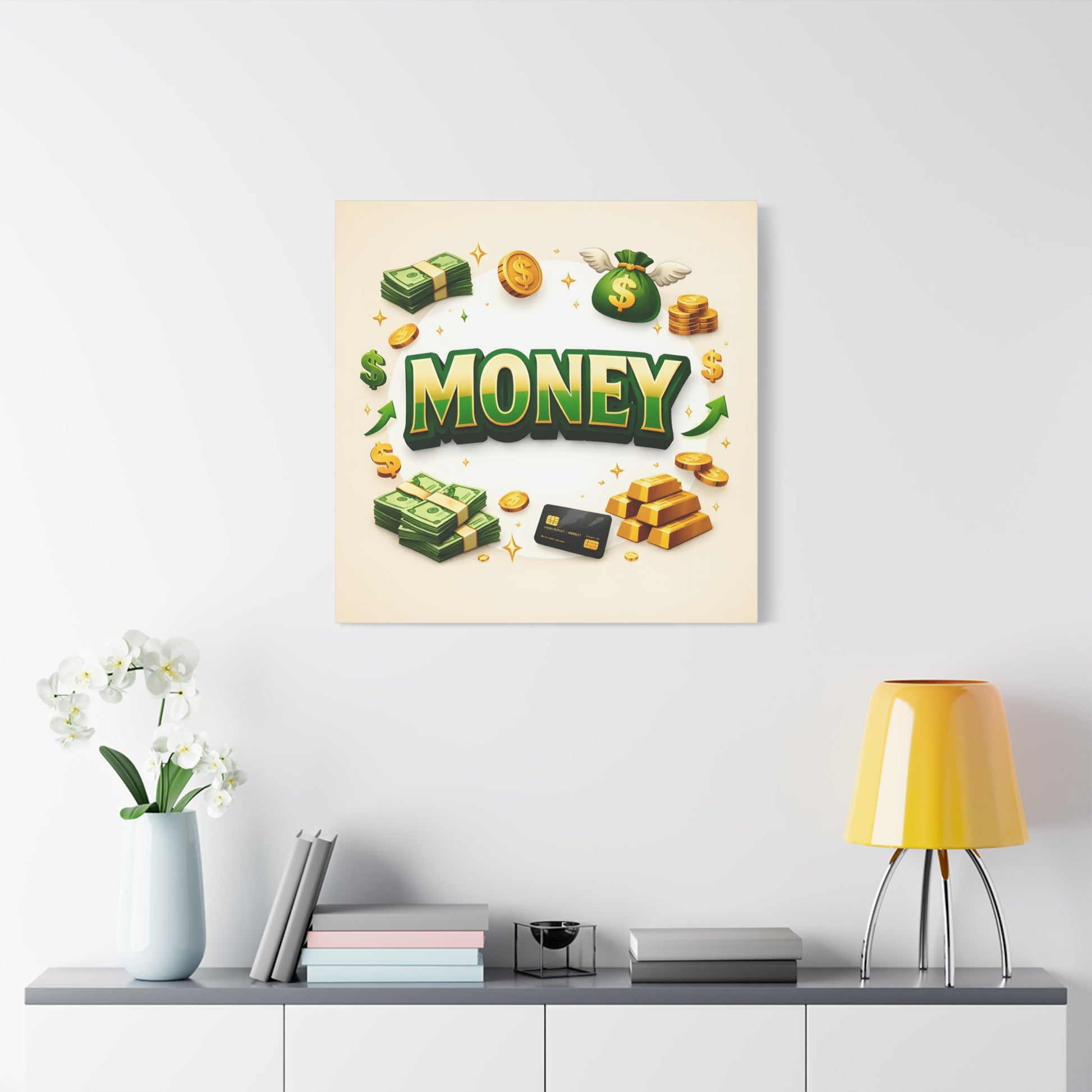 Money Power Canvas Wall Art Canvas image 33