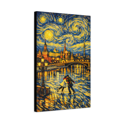 Moscow in a Starry Night – Van Gogh Inspired Canvas Print in Van Gogh style canvas art, product image 36 of 68