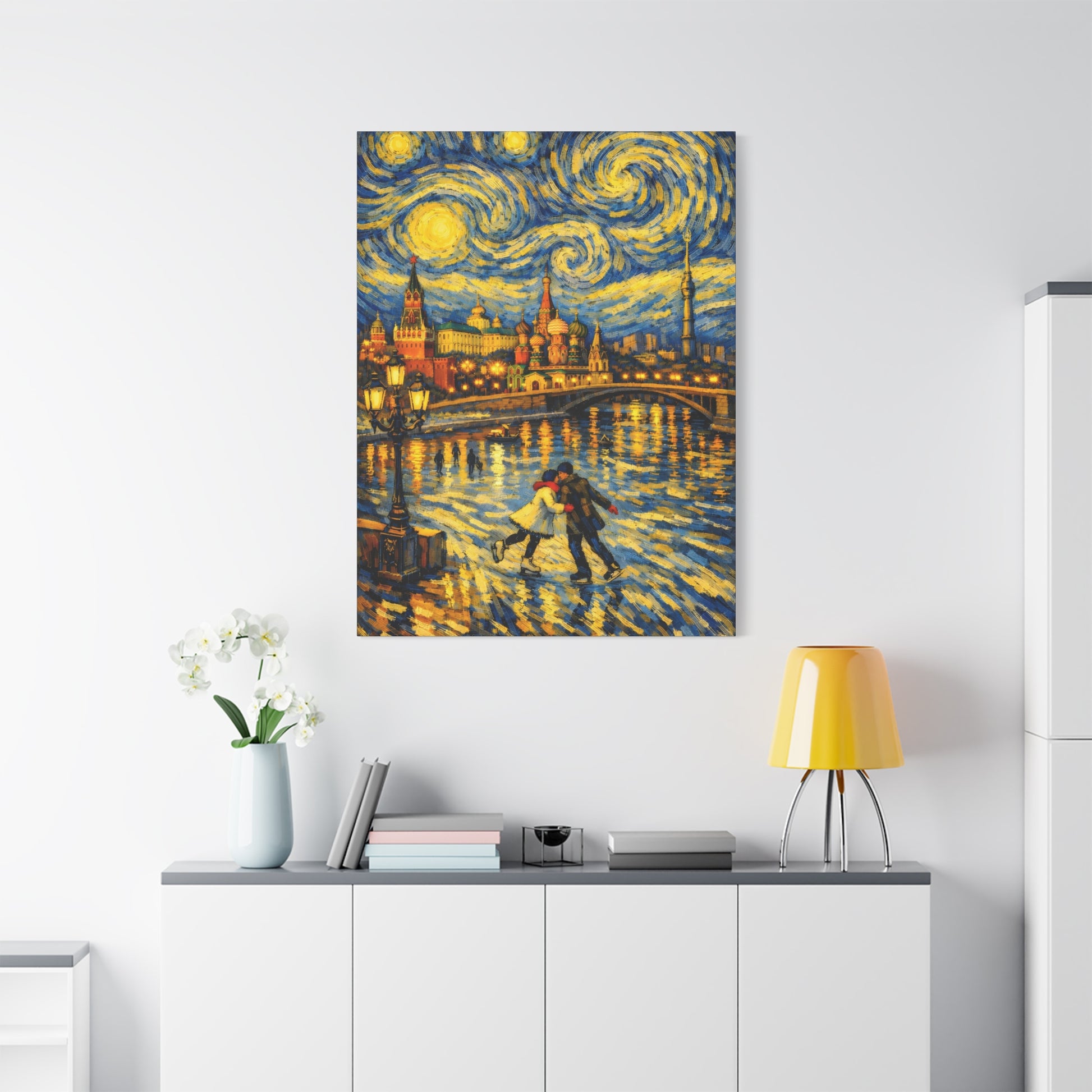 Moscow in a Starry Night – Van Gogh Inspired Canvas Print in Van Gogh style canvas art, product image 67 of 68