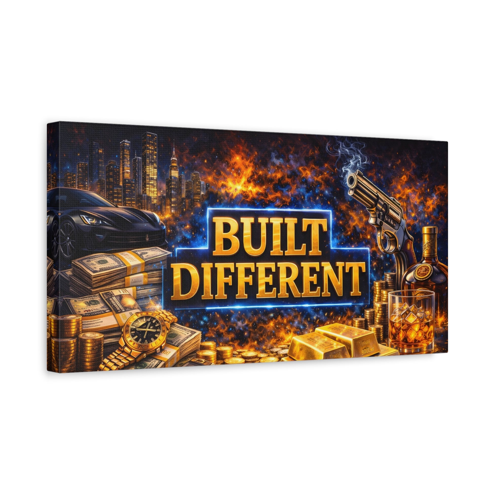 Built Different – Luxury Motivation canvas wall art, product image 36 of 80