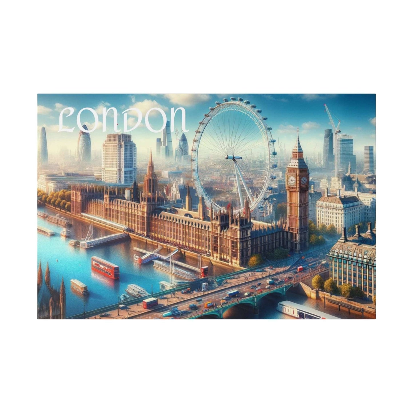 London Skyline Canvas Art