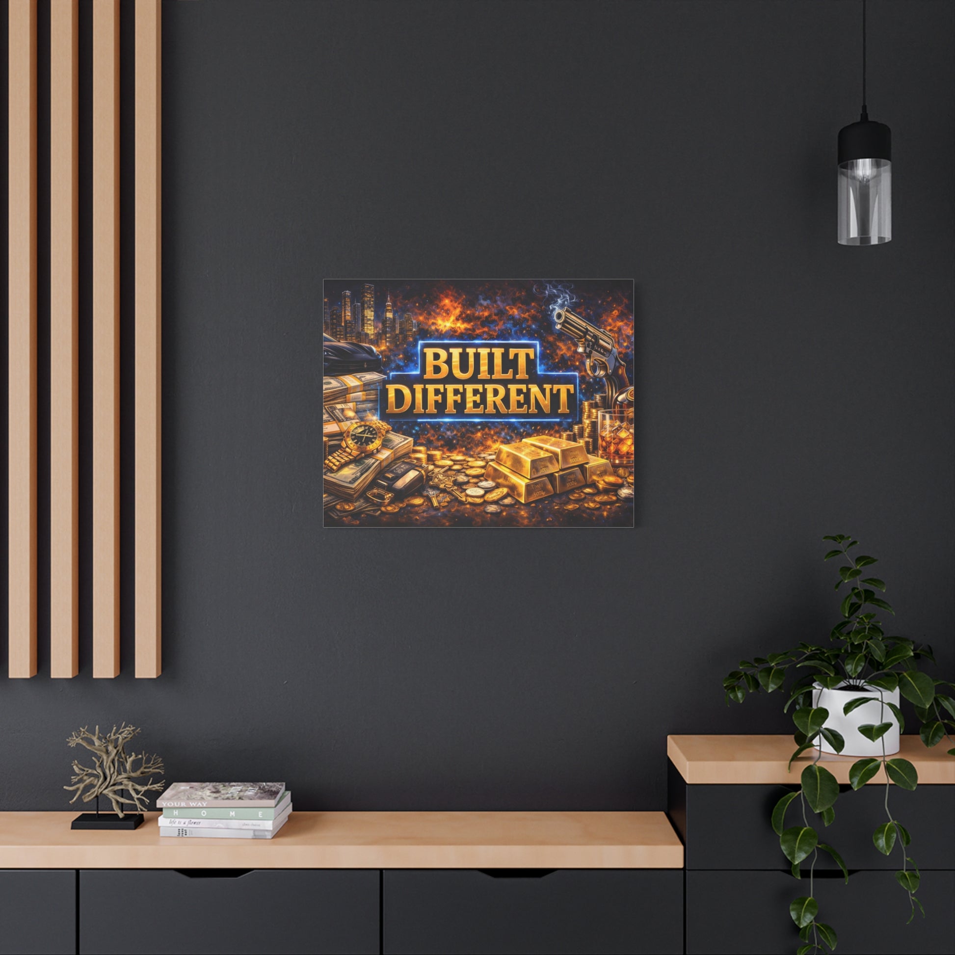Built Different – Luxury Motivation canvas wall art, product image 56 of 80