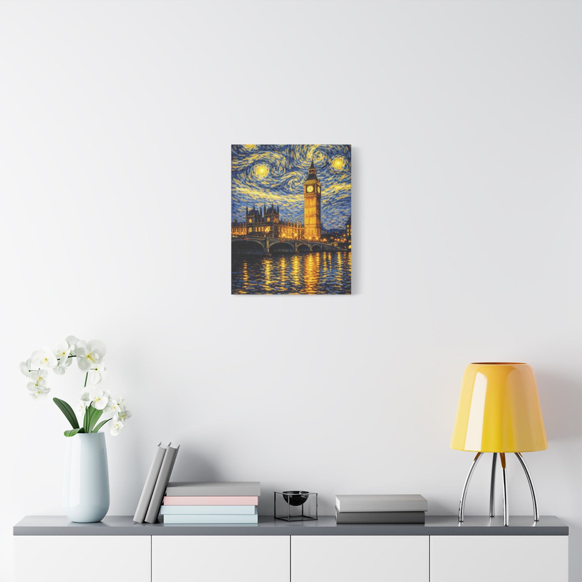 Big Ben Beneath a Starry Sky – Van Gogh Inspired Canvas Print in Van Gogh style canvas art, product image 33 of 64