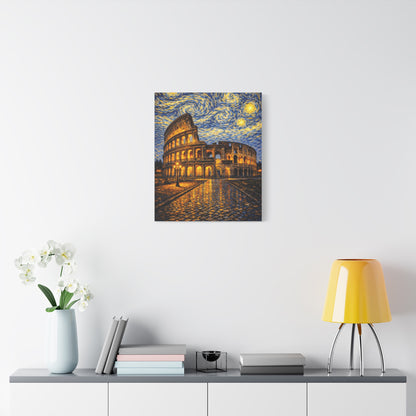 The Colosseum Under a Starry Sky – Van Gogh Inspired Canvas Print in Van Gogh style canvas art, product image 41 of 60