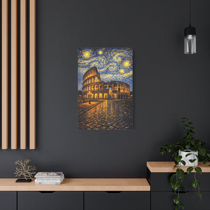 The Colosseum Under a Starry Sky – Van Gogh Inspired Canvas Print in Van Gogh style canvas art, product image 54 of 60