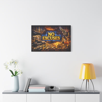 No Excuses – Luxury Motivation canvas wall art, product image 50 of 84